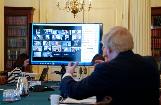 Boris holds cabinet meeting