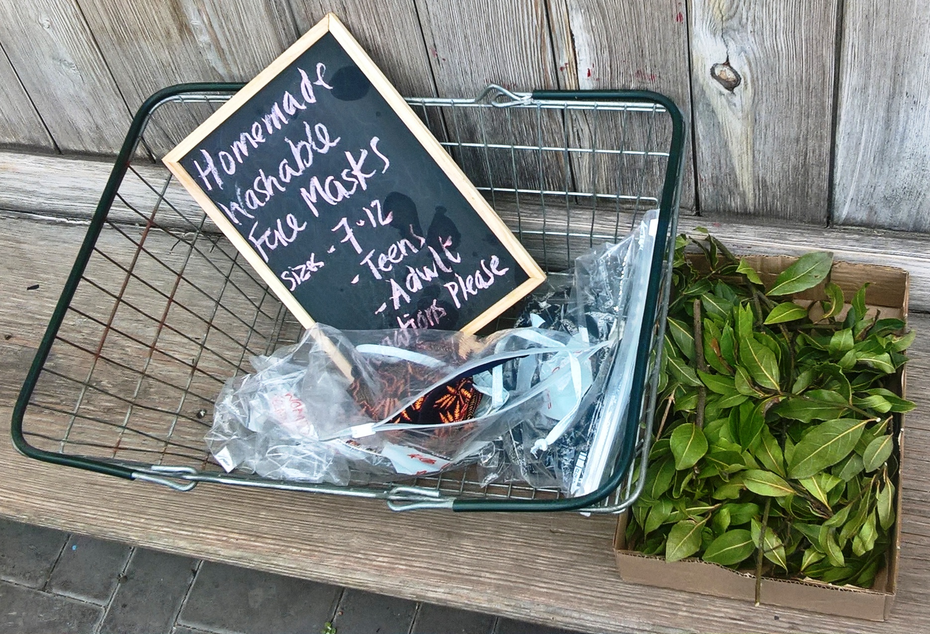 Face masks and bay leaves at the Crown and Sceptre